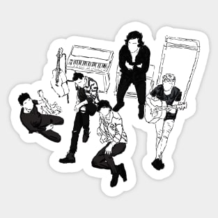 Pop Boy Band Sticker